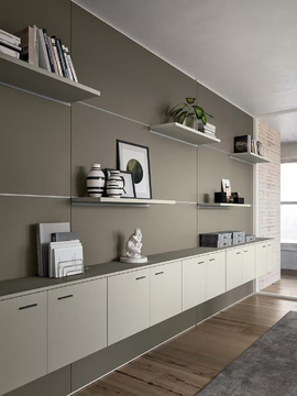 P1 - Sectional storage wall by Quadrifoglio Group - view 3